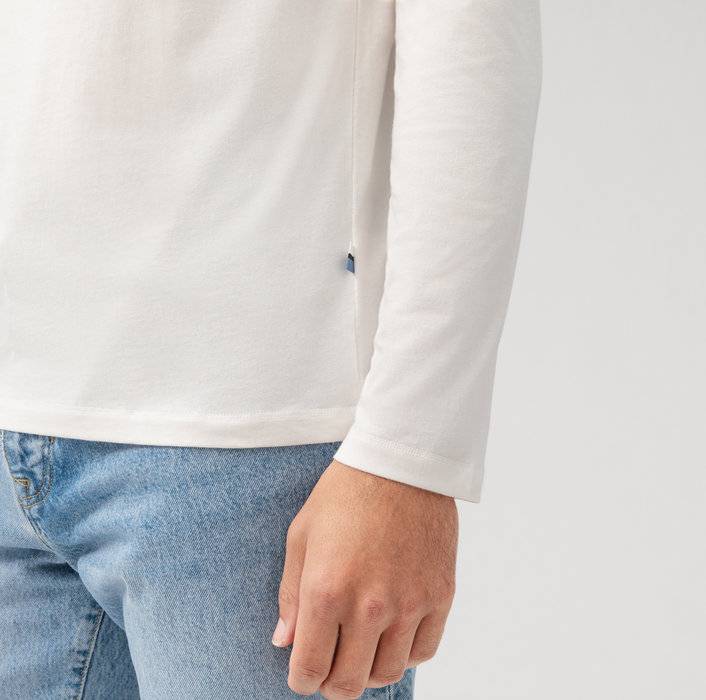 Oblymp Casual Wirk, Longsleeve, Off White Fabrikladen