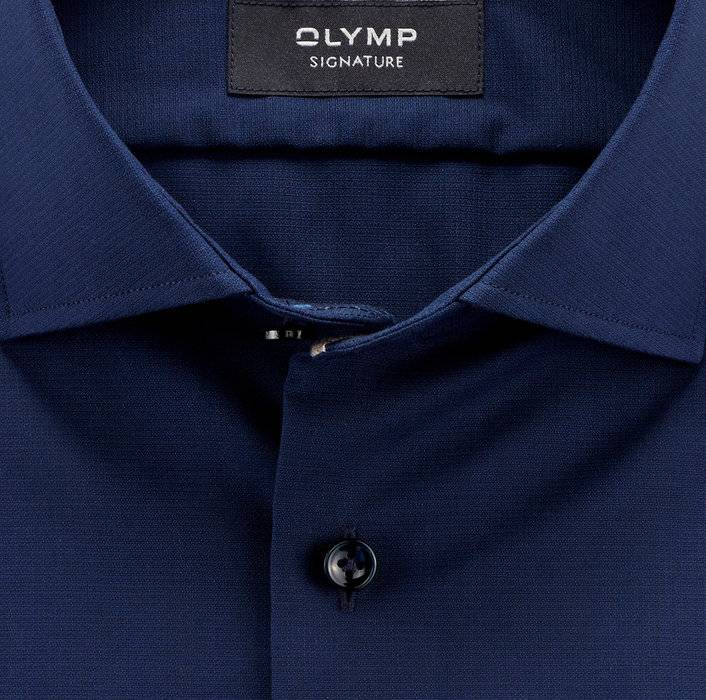 Oblymp SIGNATURE, Businesshemd, tailored fit, SIGNATURE Kent, Nachtblau Online