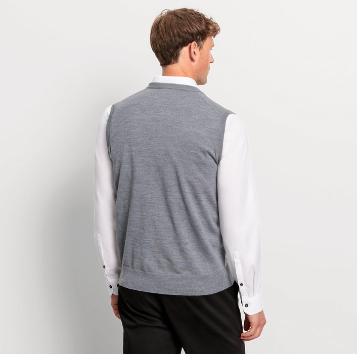 Oblymp Casual Strick, Pullunder, Silbergrau Blitzverkäufe