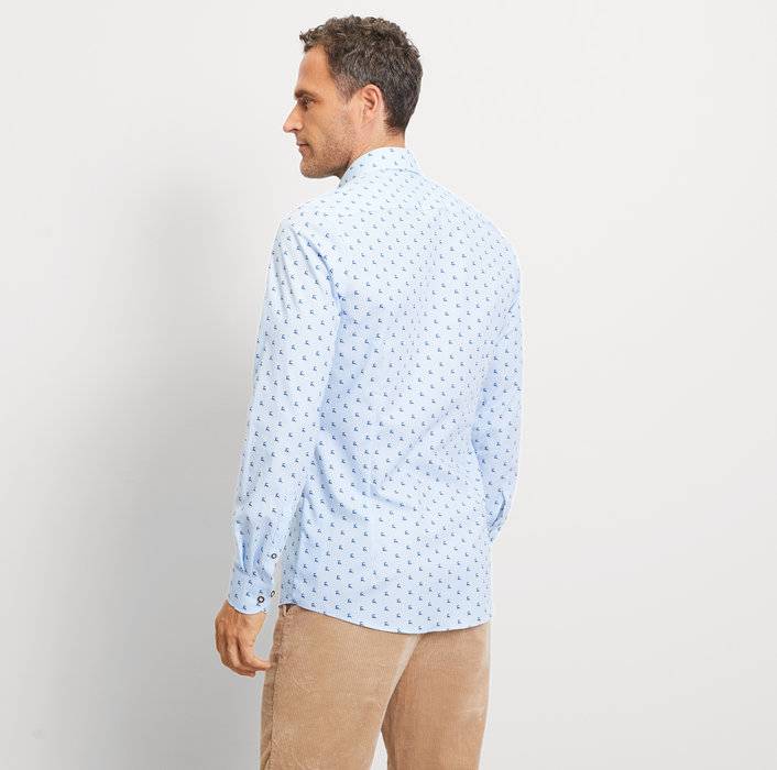 Oblymp Level Five, Businesshemd, body fit, New York Kent, Bleu Flash Sale
