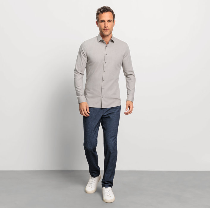 Oblymp No. Six 24/Seven, Businesshemd, super slim, Modern Kent, Oliv Exklusive Angebote