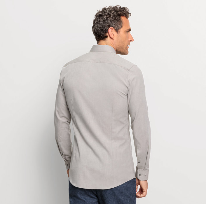 Oblymp No. Six 24/Seven, Businesshemd, super slim, Modern Kent, Oliv Exklusive Angebote