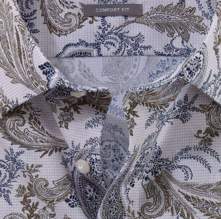 Oblymp Luxor, Businesshemd, comfort fit, New Kent, Natur Räumungsverkauf