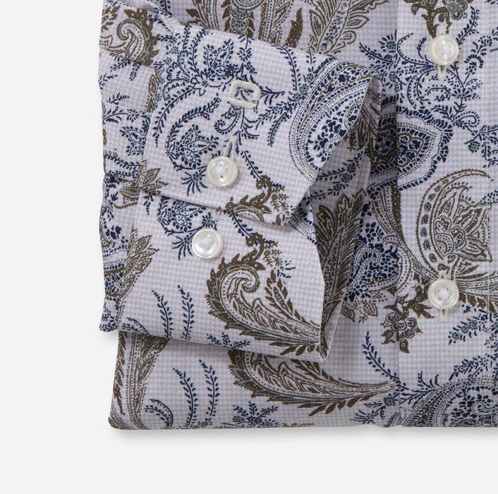 Oblymp Luxor, Businesshemd, comfort fit, New Kent, Natur Räumungsverkauf