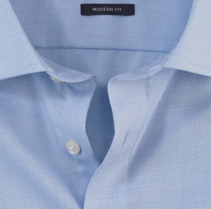Oblymp Luxor, Businesshemd, modern fit, Global Kent, Bleu Zeitbegrenzte Promotion