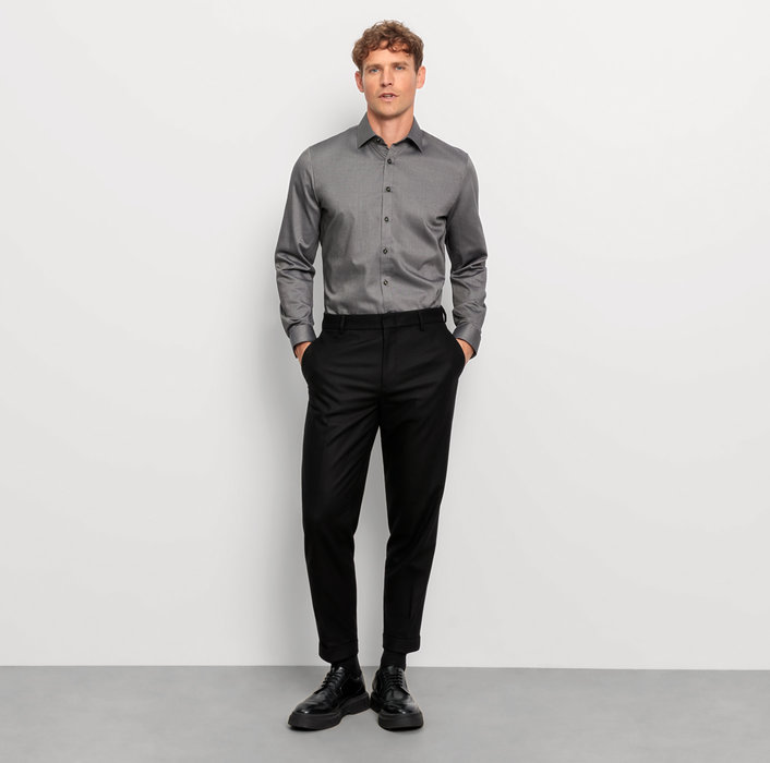 Oblymp No. Six, Businesshemd, super slim, New York Kent, Oliv Riesige Rabatte