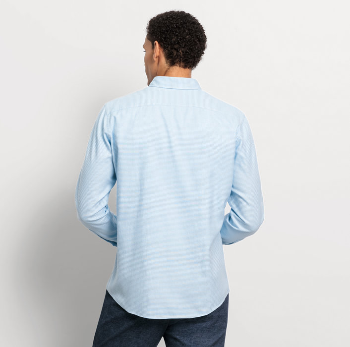 Oblymp Casual, Freizeithemd, regular fit, Button-down, Bleu Clearance-Verkauf