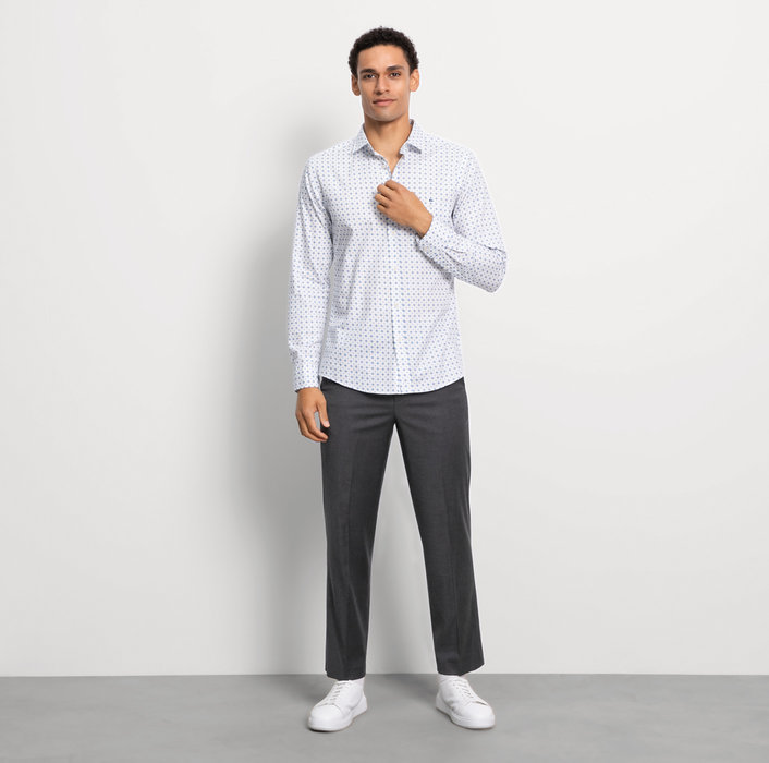 Oblymp Casual, Freizeithemd, regular fit, Kent, Weiß Speichern exportieren
