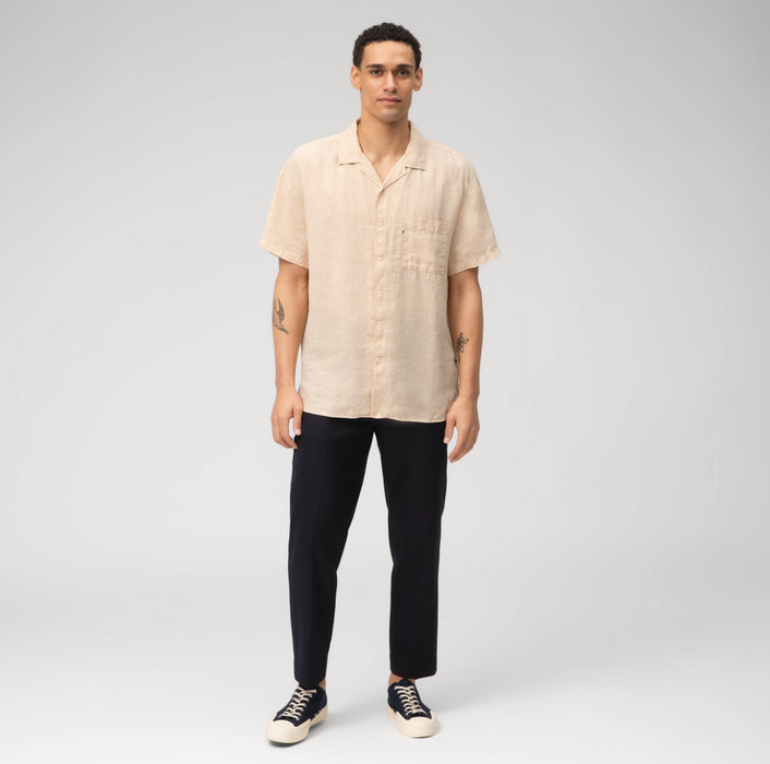 Oblymp Boris Herrmann X OLYMP, relaxed fit, Reverskragen, Beige Schlussverkauf