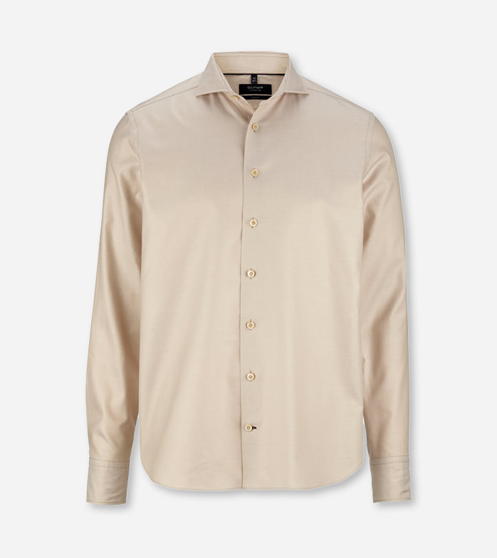 Oblymp SIGNATURE Casual, Freizeithemd, tailored fit, SIGNATURE Hai, Caramel