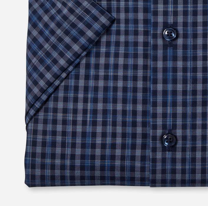Oblymp Luxor, Businesshemd, modern fit, Button-down, Marine Günstiger Verkauf