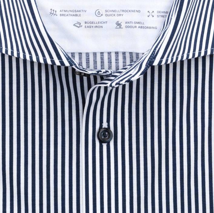 Oblymp Luxor 24/Seven, Businesshemd, modern fit, Kent, Marine Kostenlose Rückgabe