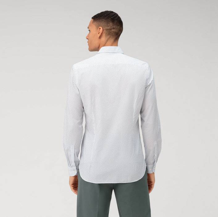 Oblymp Level Five garment washed, Businesshemd, body fit, Kent, Bleu Rabatte dieses Monats