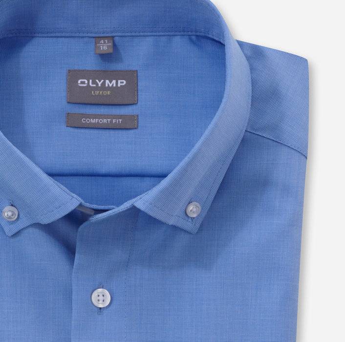 Oblymp Luxor, Businesshemd, comfort fit, Button-down, Blau Preisnachlass