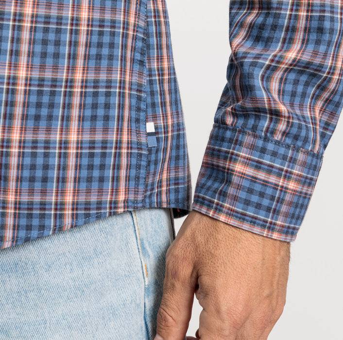 Oblymp Casual, Freizeithemd, regular fit, Button-down, Marine Neuheiten