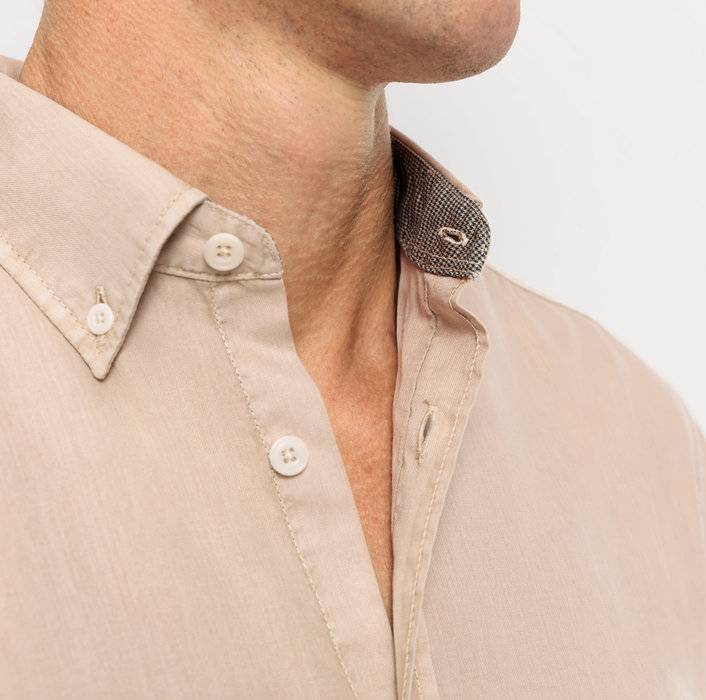 Oblymp Casual, Freizeithemd, regular fit, Button-down, Beige Bestseller