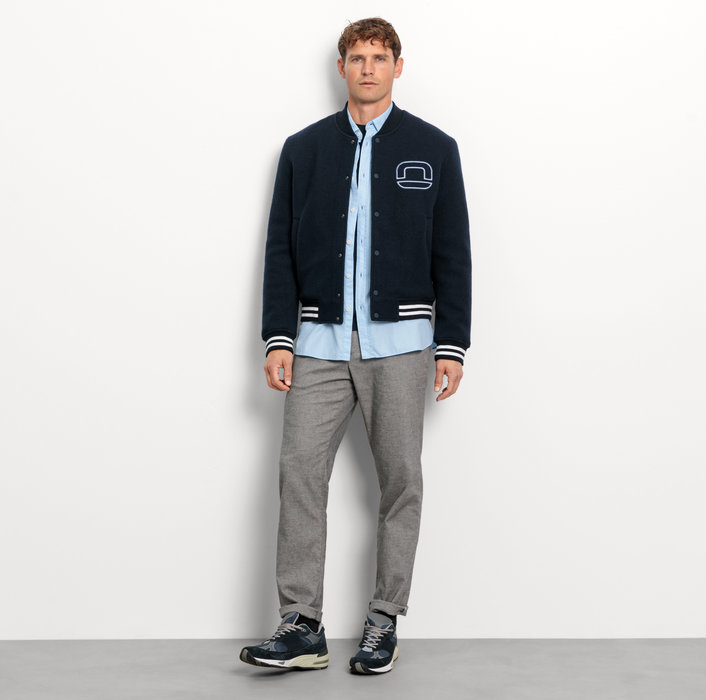 Oblymp Casual, Freizeithemd, regular fit, Button-down, Bleu Räumungsverkauf