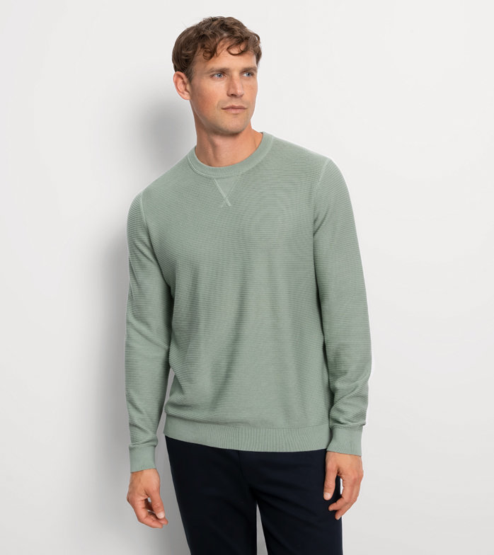 Oblymp Casual Strick, Pullover, Hellgrün