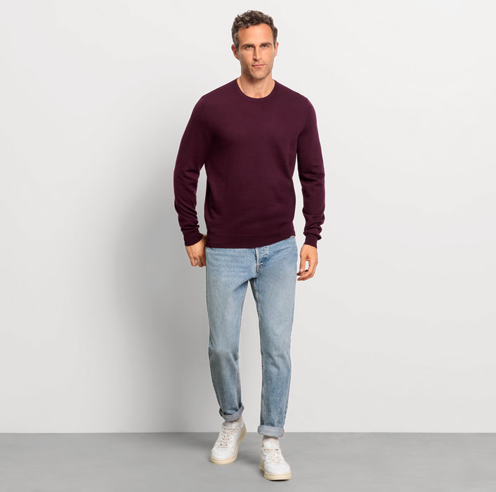Oblymp Casual Strick, Pullover, Pflaume Letzte 2 Tage