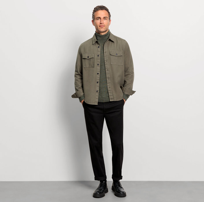 Oblymp Casual Strick, Pullover, Dunkelgrün Bis zu 55% Rabatt