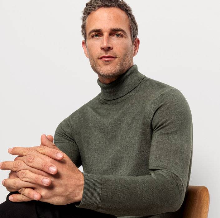 Oblymp Casual Strick, Pullover, Dunkelgrün Bis zu 55% Rabatt
