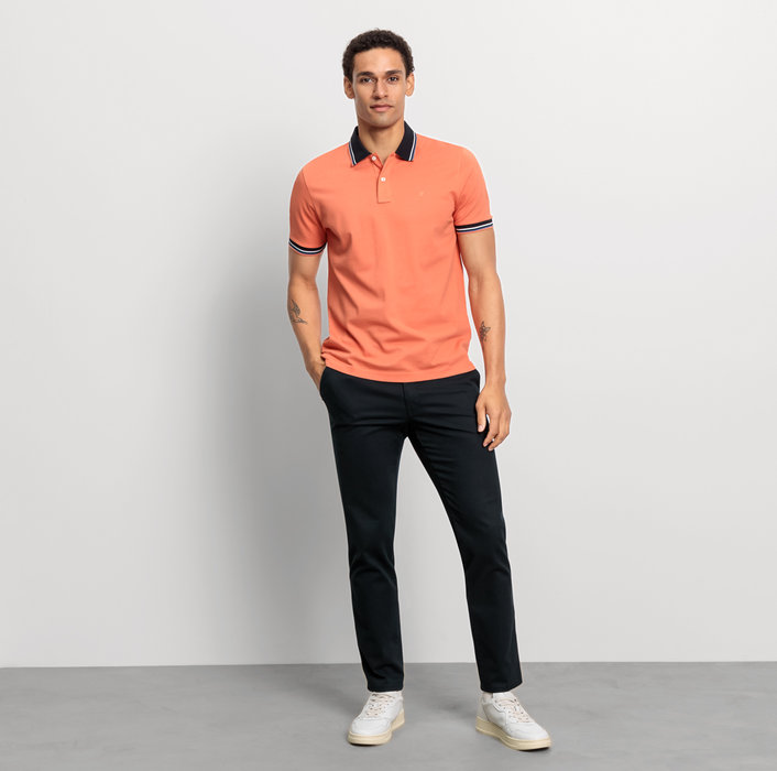 Oblymp Casual Wirk, Polo, Ziegelrot Black Friday Preise