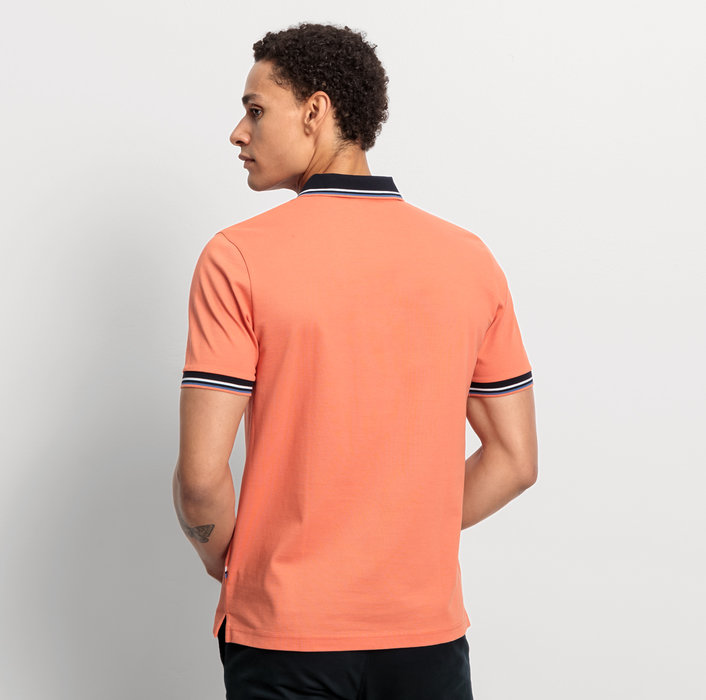 Oblymp Casual Wirk, Polo, Ziegelrot Black Friday Preise