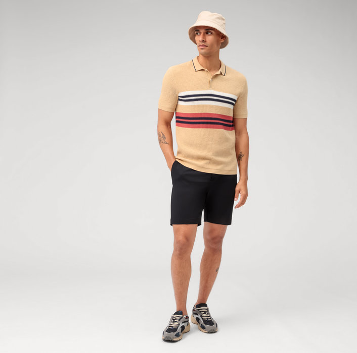 Oblymp Casual Strick, Polo, Hellbeige Fabrikpreis