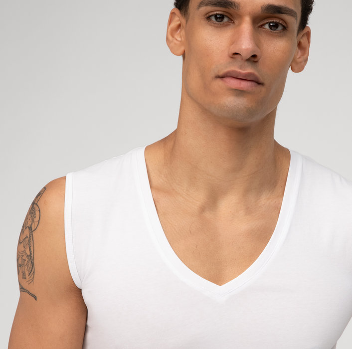 Oblymp Level Five Unterzieh-T-Shirt, body fit, Weiß Black Friday