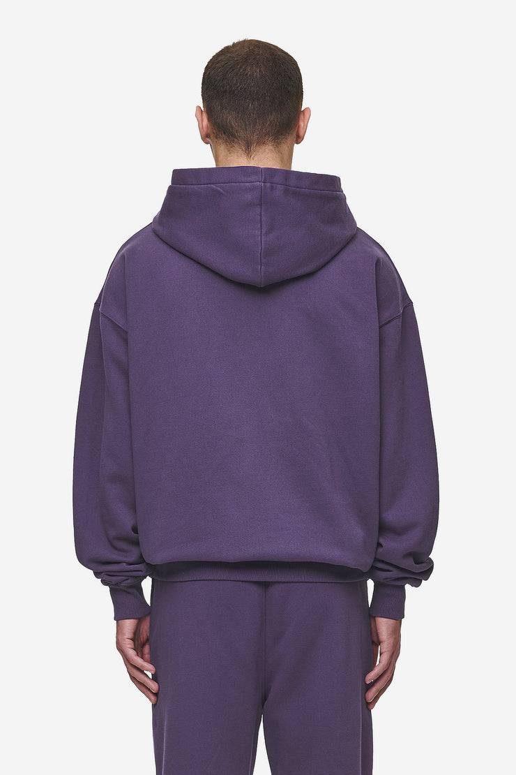 Pegador Logo Oversized Hoodie Washed Deep Purple Begrenzte Freigabe