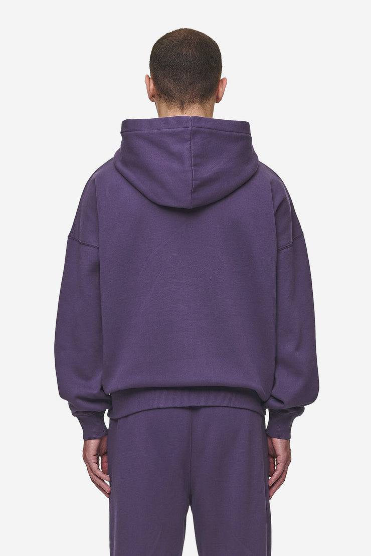 Pegador Logo Boxy Hoodie Washed Deep Purple Letzte 3 Tage