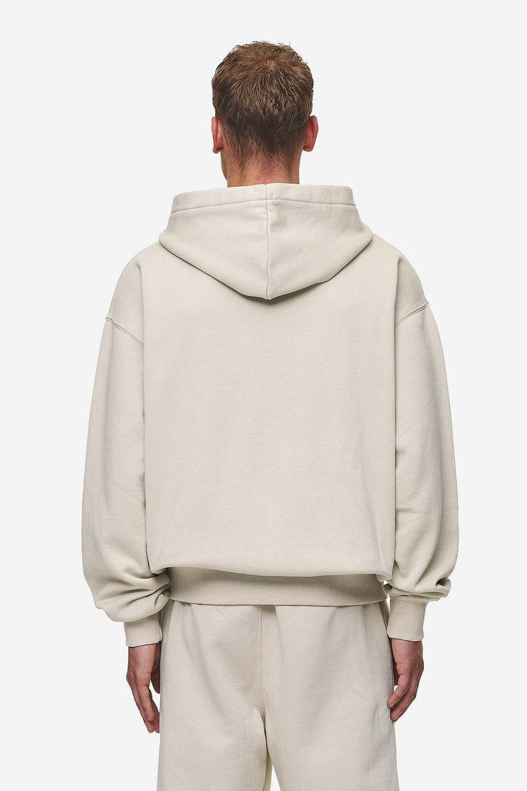 Pegador Logo Oversized Sweat Jacket Washed Light Beige Letzter Tag