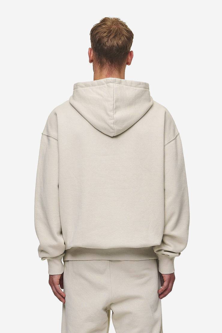 Pegador Logo Oversized Halfzip Hoodie Washed Light Beige Zeitbegrenzte Promotion
