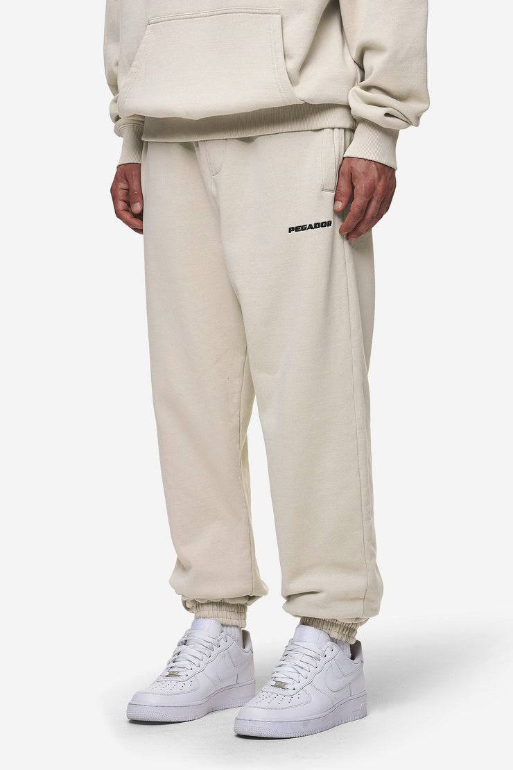 Pegador Logo Heavy Sweat Jogger Washed Light Beige Nur für heute