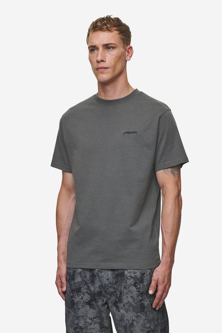 Pegador Bane Slim Tee Washed Anthracite Riesige Rabatte