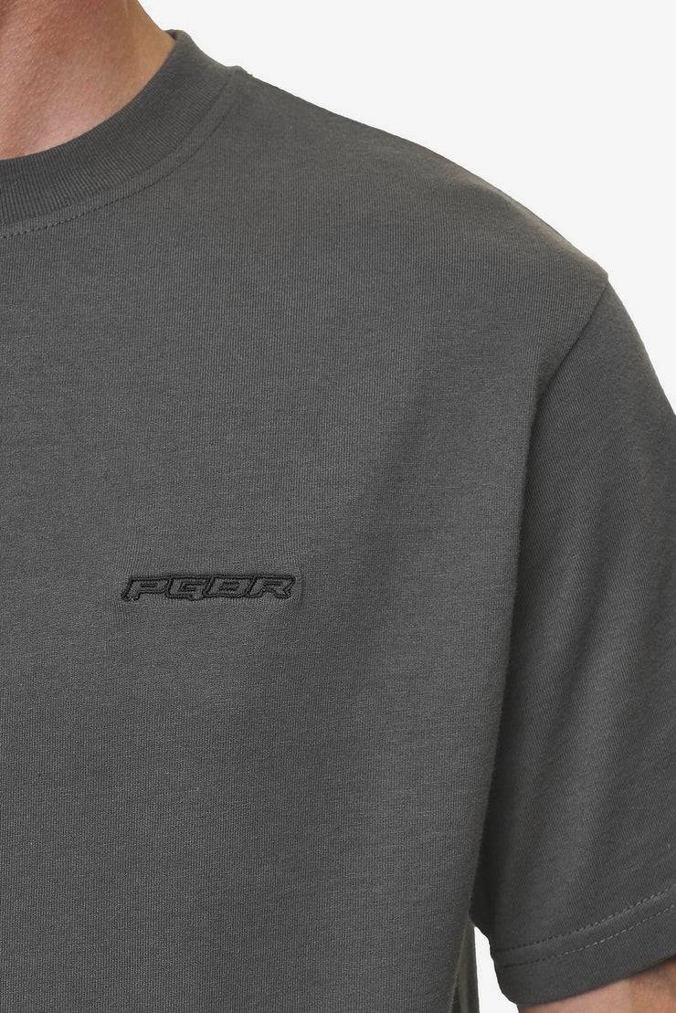 Pegador Bane Slim Tee Washed Anthracite Riesige Rabatte