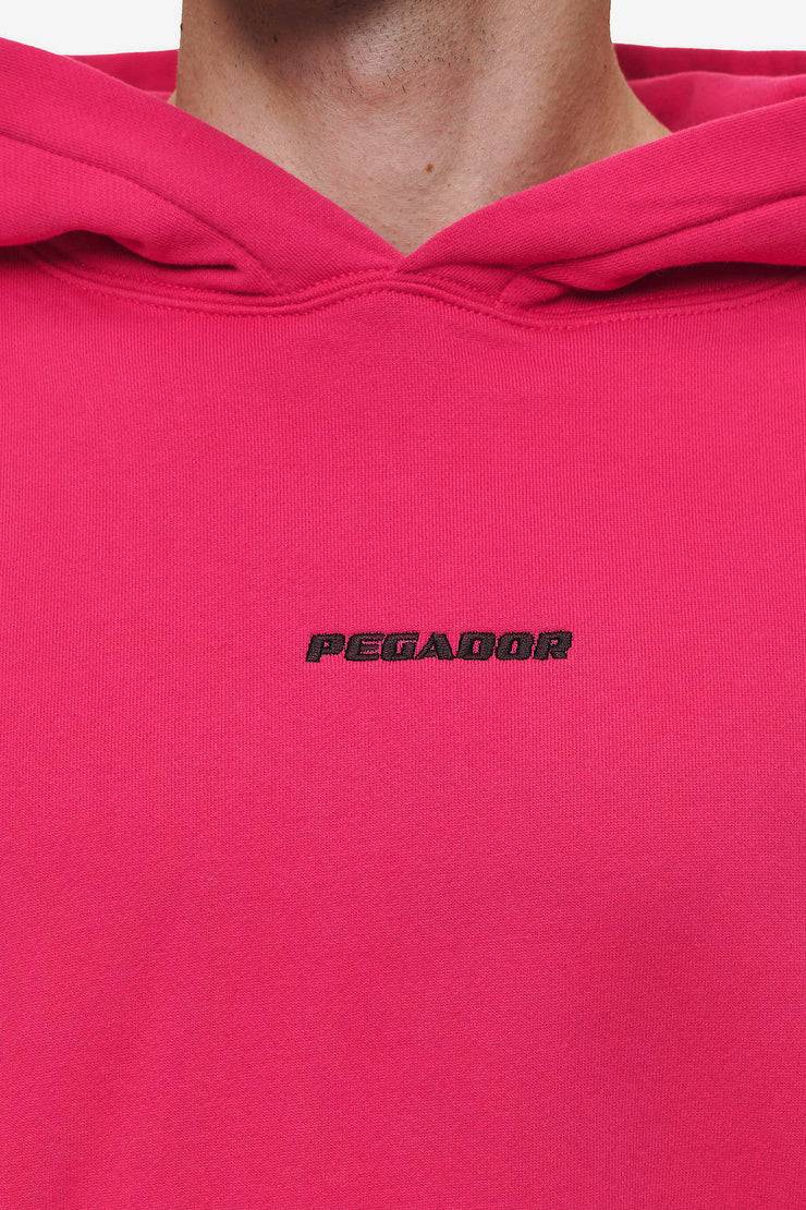 Pegador Logo Boxy Hoodie Washed Virtual Pink Clearance-Verkauf