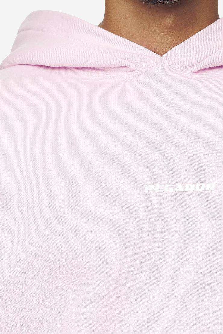 Pegador Logo Boxy Hoodie Washed Bubblegum White Gum Speichern exportieren