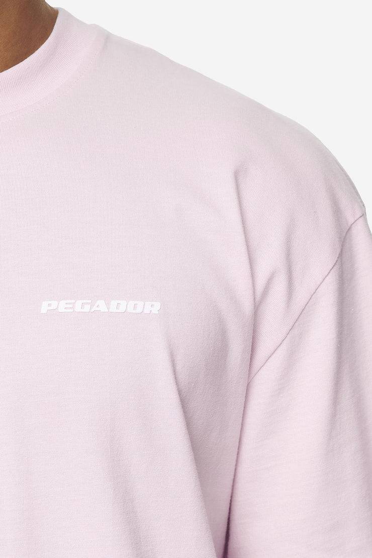 Pegador Logo Oversized Tee Washed Bubblegum White Gum Im Verkauf