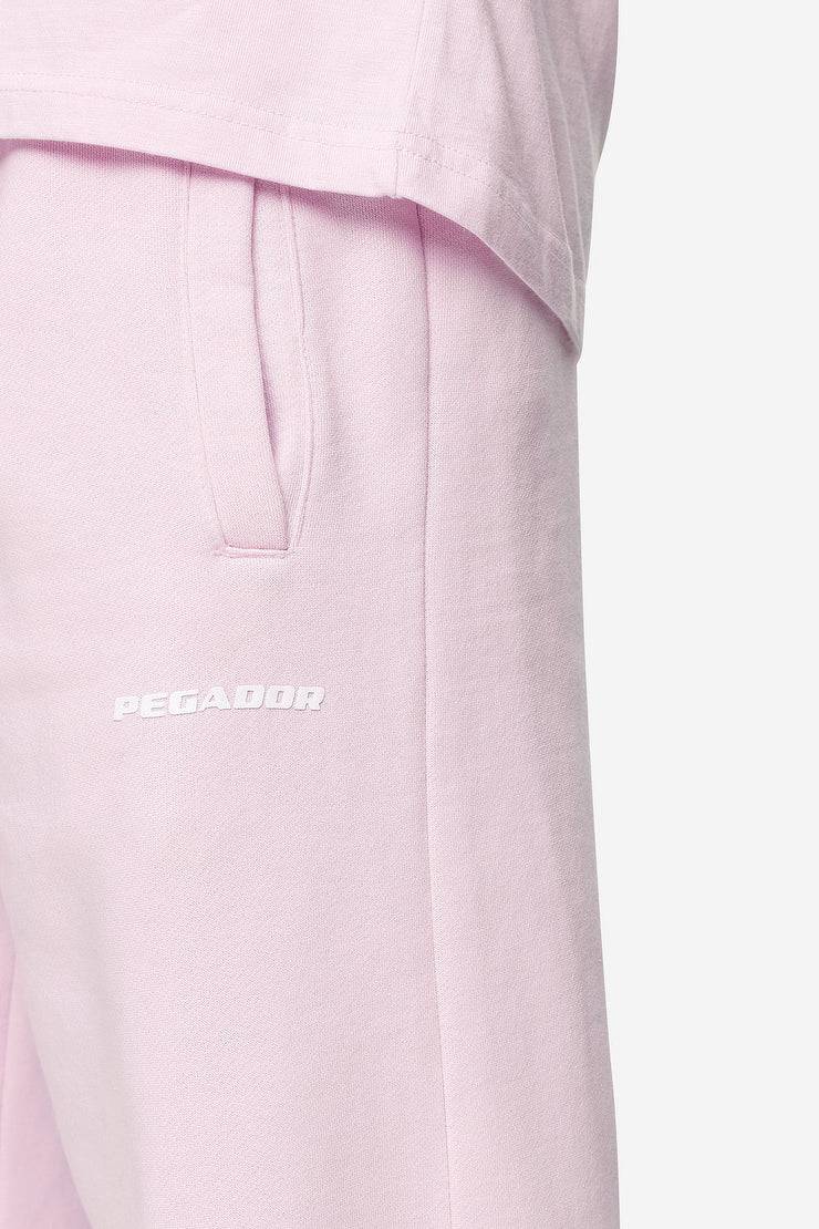 Pegador Logo Wide Sweat Pants Washed Bubblegum White Gum zollfrei
