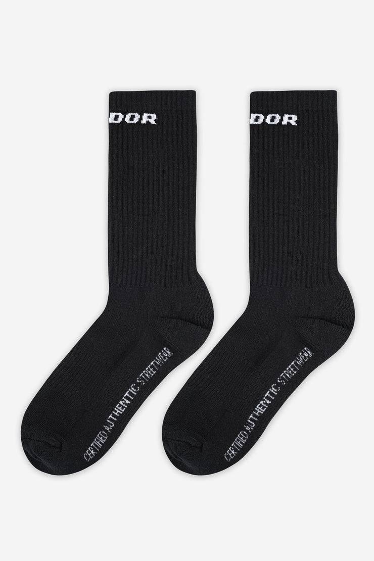 Pegador Certified Logo Socks Black White Outlet