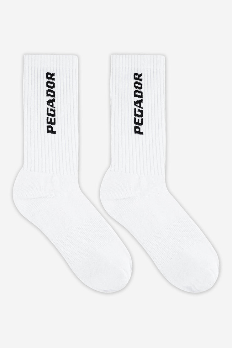 Pegador Cross Logo Socks White Black Angebote