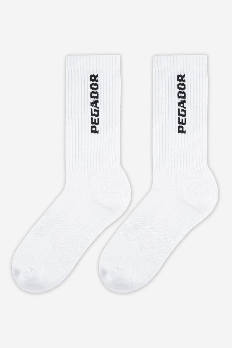 Pegador Cross Logo Socks White Black Angebote