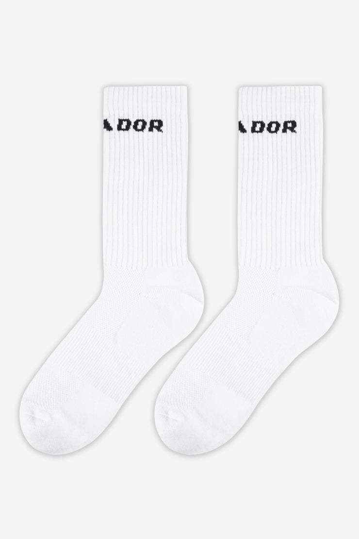 Pegador Logo Socks White Black im Angebot