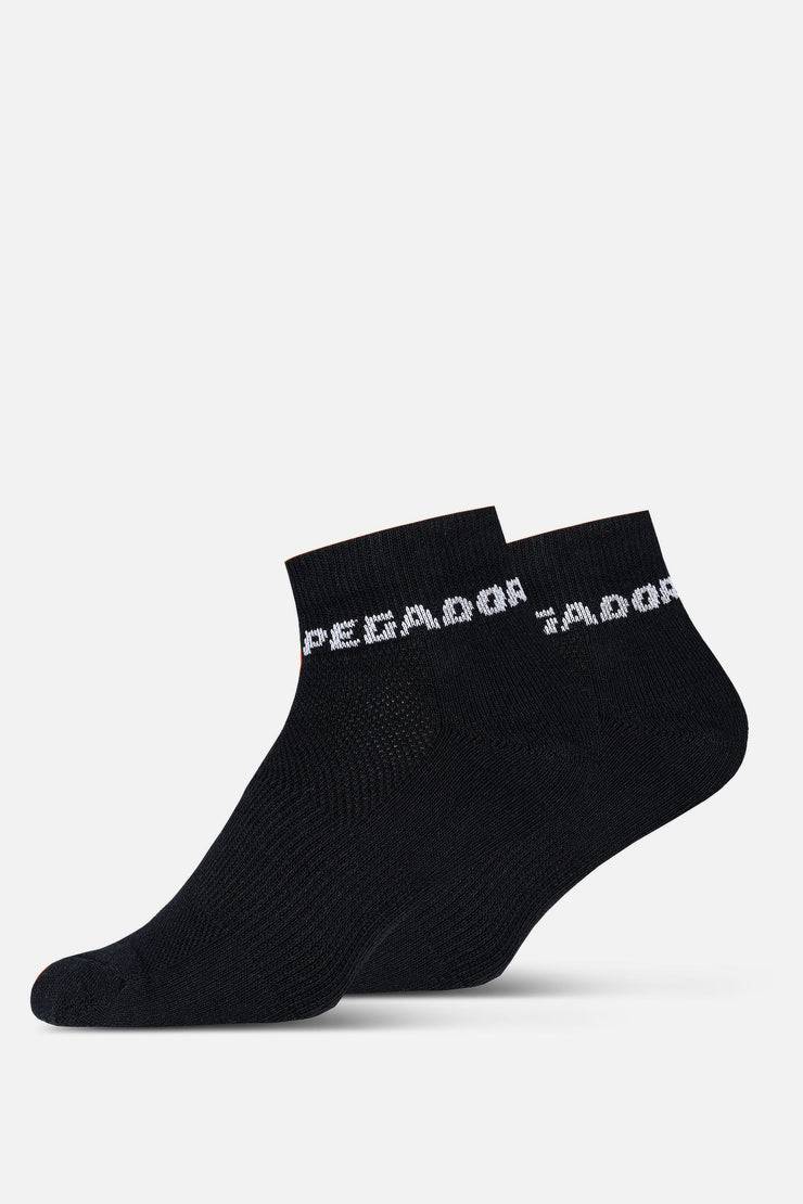 Pegador Logo Socks Low Black White Schlussverkauf