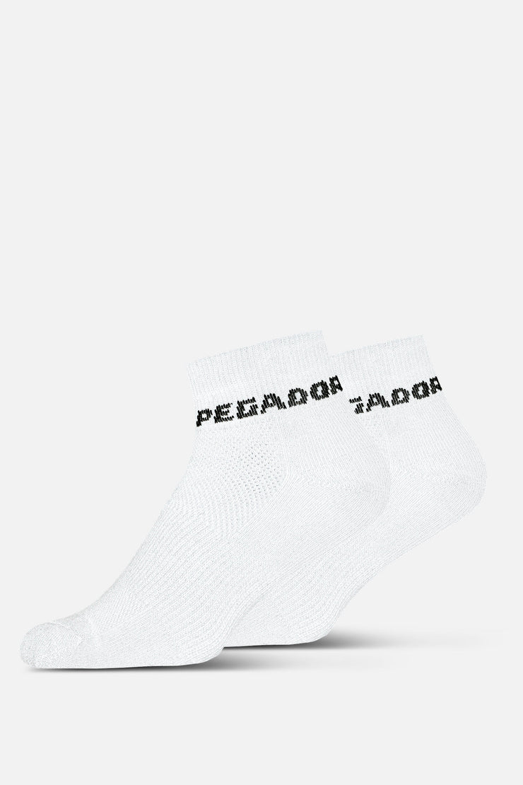 Pegador Logo Socks Low White Black Günstiger Verkauf