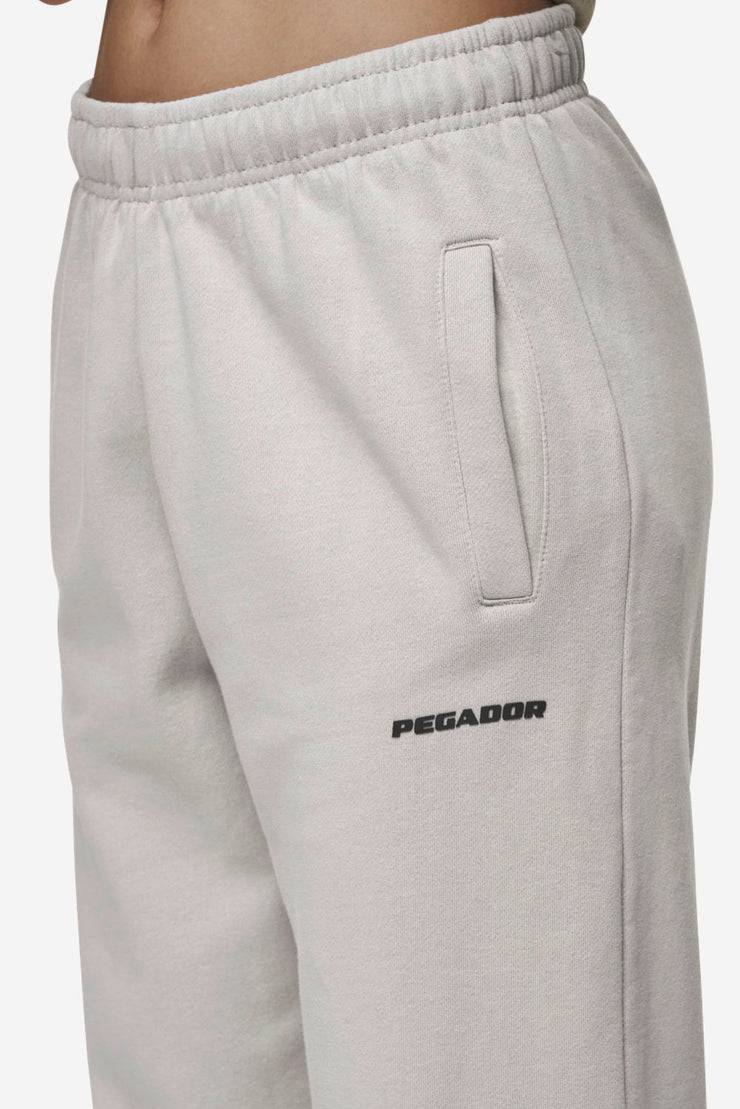 Pegador Villa High Waisted Sweat Pants Washed Moon Grey Black Gum Sonderangebot