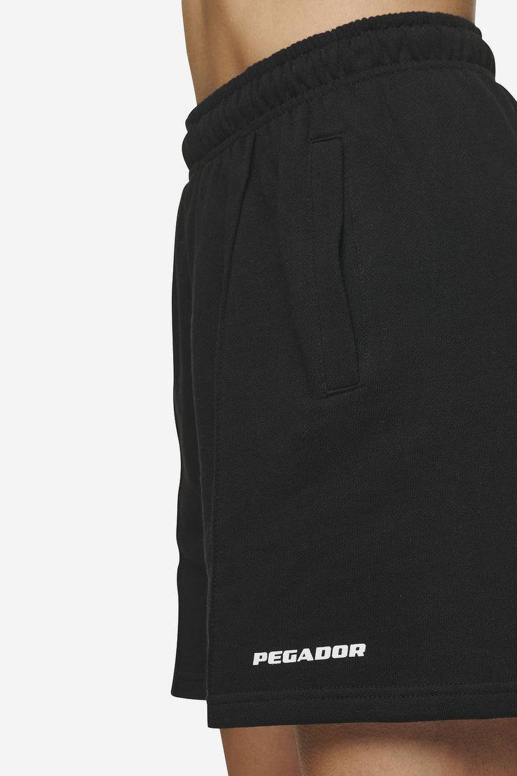 Pegador Sully High Waisted Shorts Black White Gum Lagerräumung