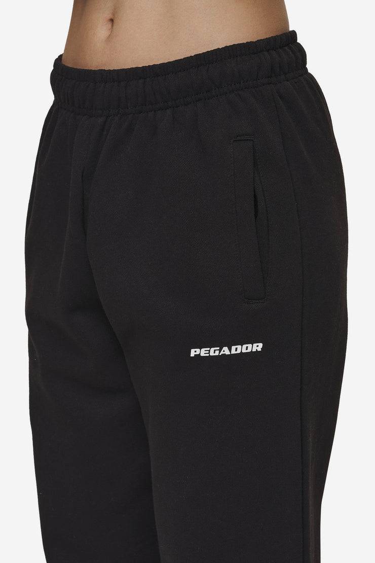 Pegador Villa High Waisted Sweat Pants Black White Gum Online Outlet