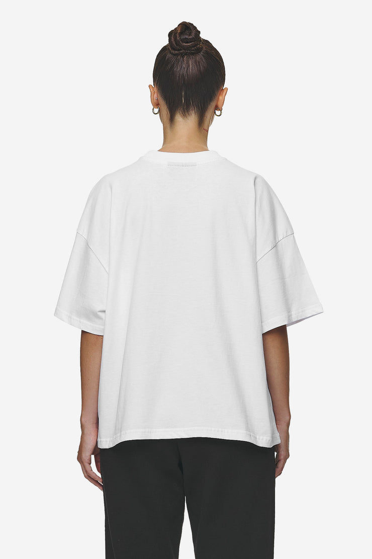 Pegador Bracy Heavy Oversized Tee White Black Gum Bestseller